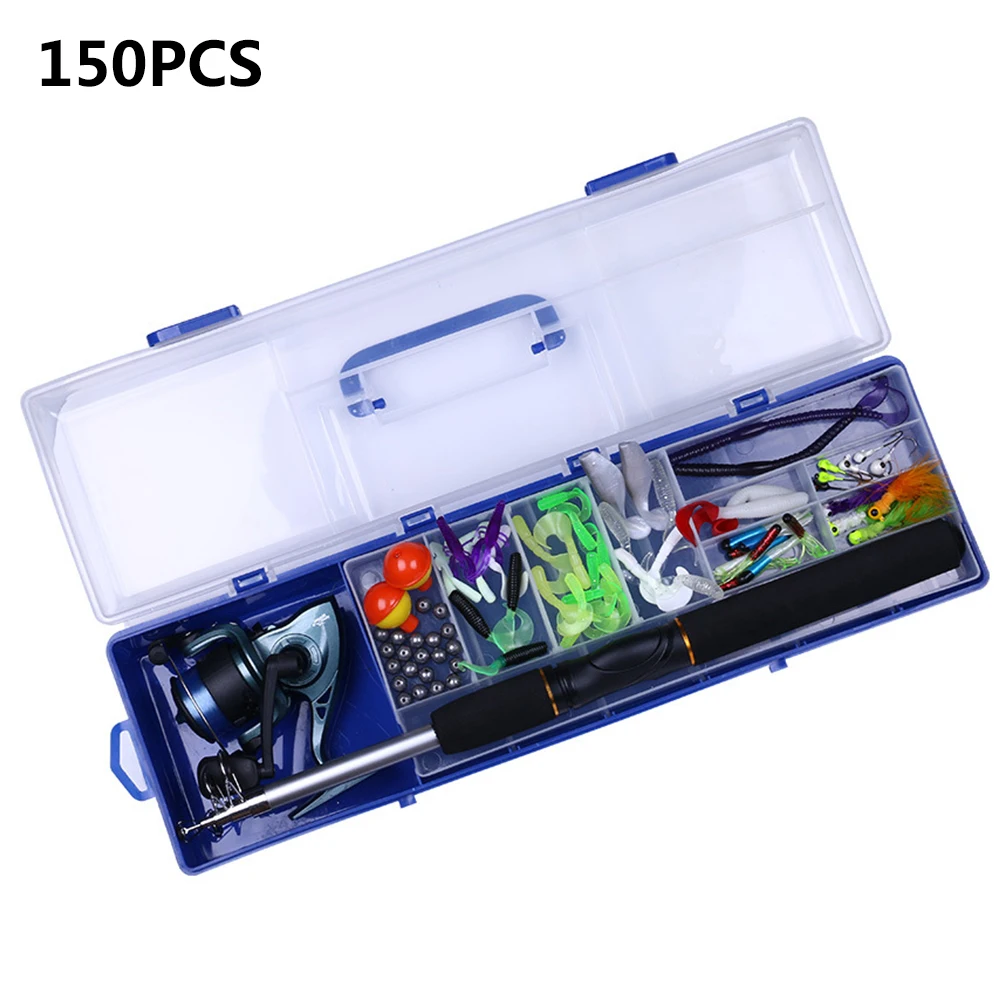 150 шт. блесна спиннинг Морской Портативный легкий Открытый комплект прочный