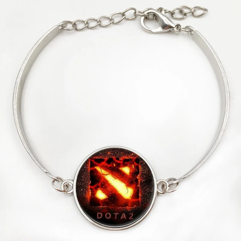 Ожерелье из стекла Dota 2 для мужчин и женщин цепь в форме игры массивное ювелирное