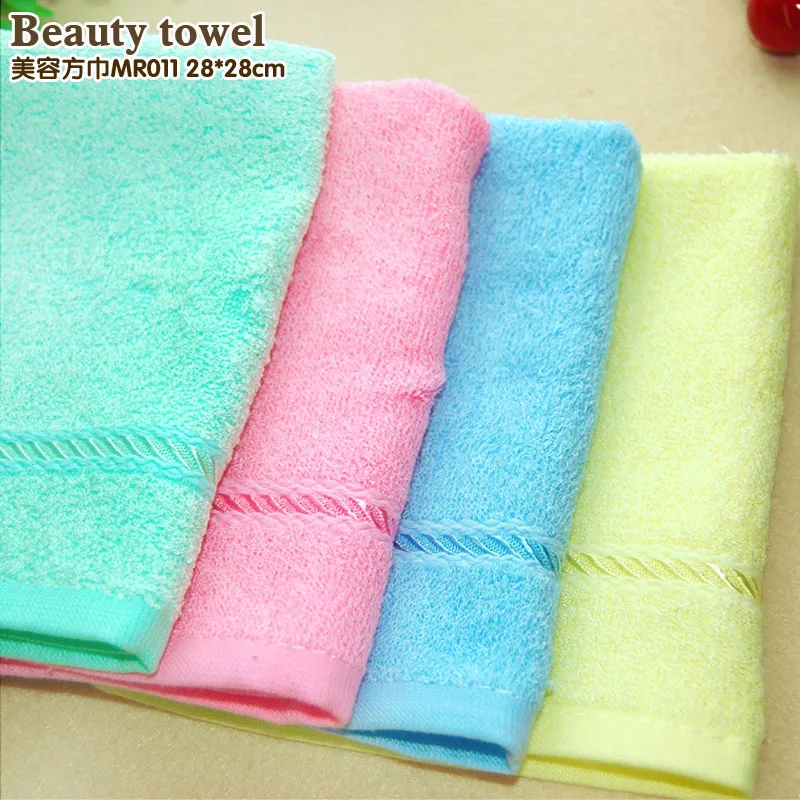 

Bamboo fiber wash a face to face cloth Soft beauty face cloth Comfortable wood fiber towel beauty big squares 4 pieces