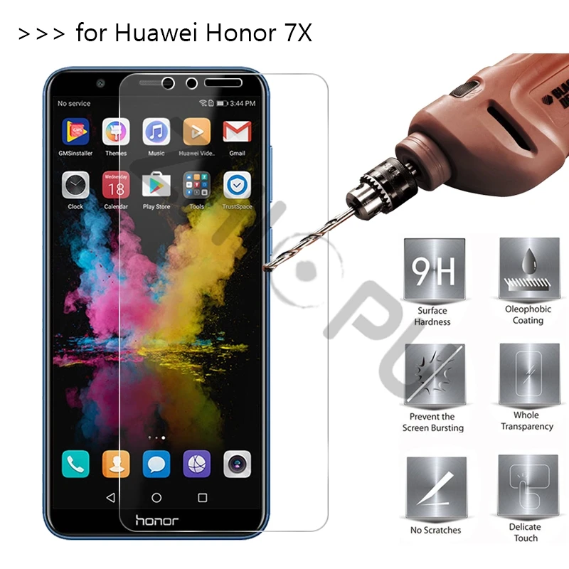 3 шт./лот закаленное Стекло для huawei Honor 7 х 5 93 дюйма Экран протектор Защитная пленка
