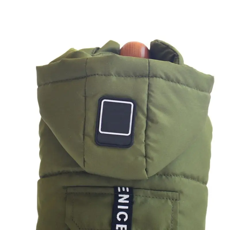 Хлопковая куртка для щенков пальто одежда домашних животных теплая зимняя