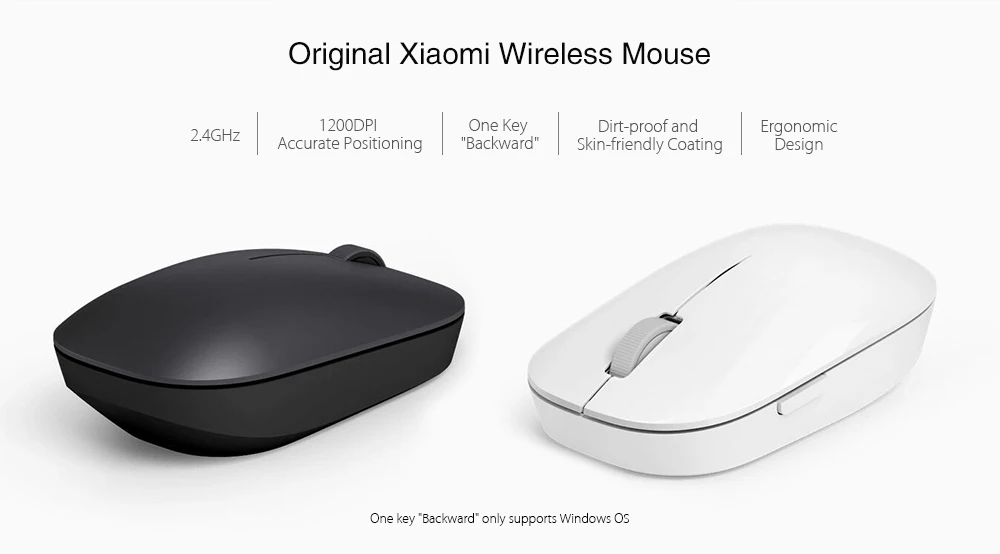 Оригинальная беспроводная мышь Xiaomi Молодежная версия 1200 точек/дюйм 2,4 ГГц оптическая мышь мини беспроводная мышь Молодежная версия для ноутбука Macbook