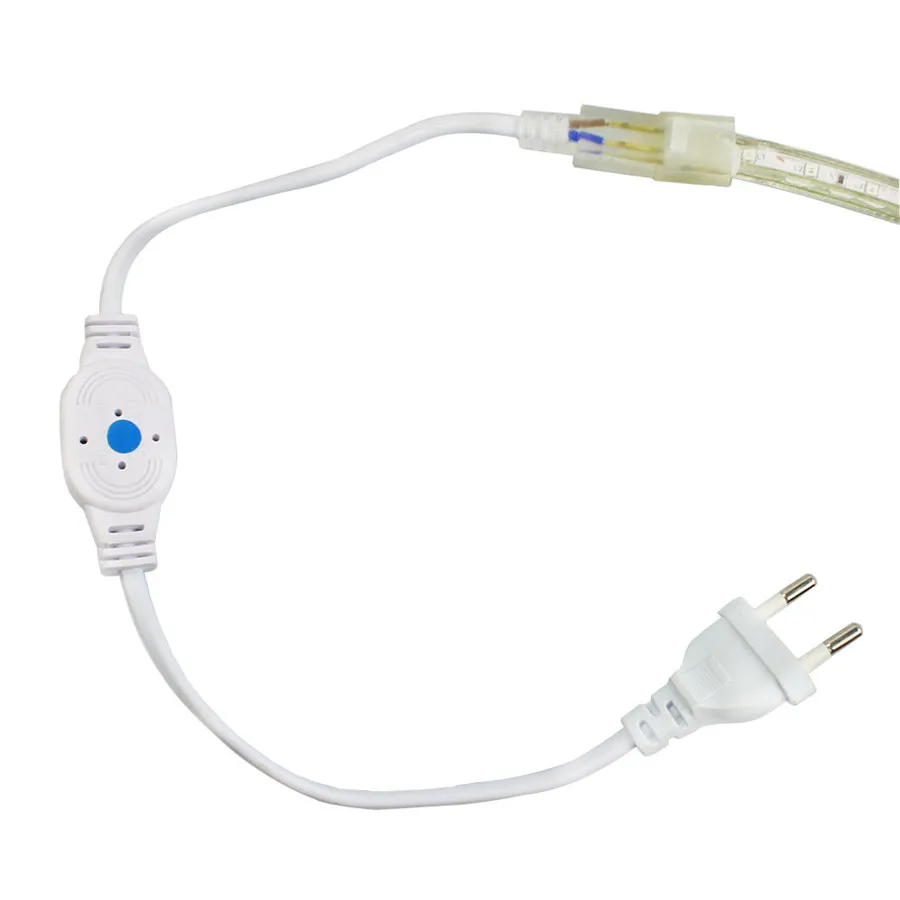 Светодиодная ленсветильник 220 В адаптер питания европейского стандарта для