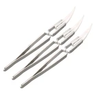 3 шт., керамические термостойкие пинцеты с поворотом на 1000 градусов