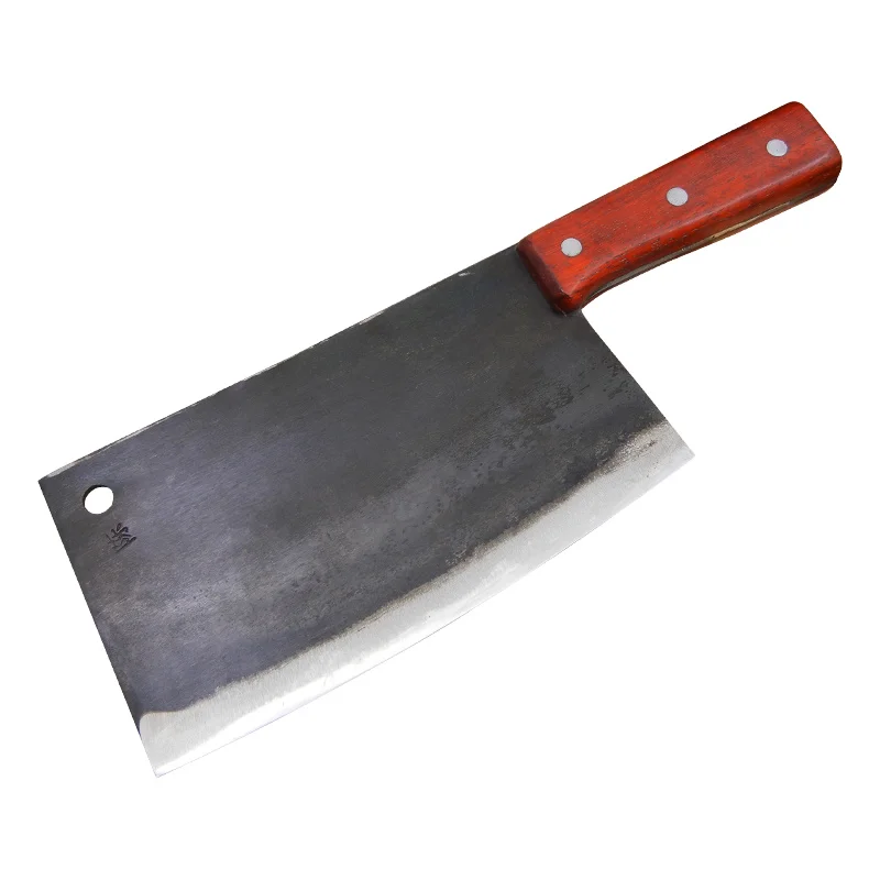 Нож поварской Chen традиционный стальной с зажимом в старинном китайском стиле