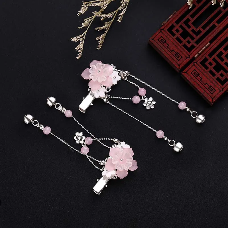 Комплект из 2 предметов в стиле ретро маленький колокольчик бусины с