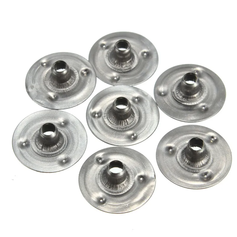 Best Promotion 100pcs/set Durable Metal Waxed Candle Wick Sustainer Tabs Making DIY Material 12.5x2.5mm|wick tabs|candle wick tabswick sustainer |