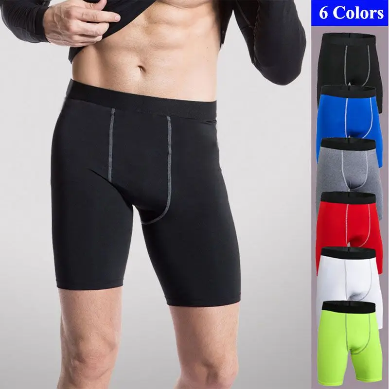 База Слои Для мужчин тренажерный зал сжатия Шорты для женщин Фитнес Бодибилдинг