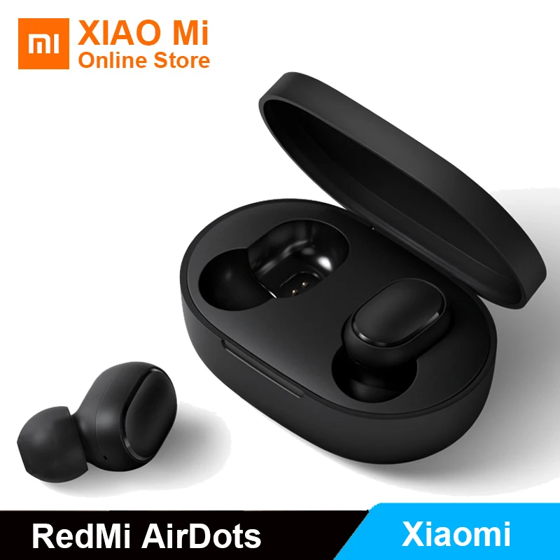 Xiaomi Redmi Airdots Xiaomi беспроводные наушники Голосовое управление Bluetooth 5,0 шумоподавление управление