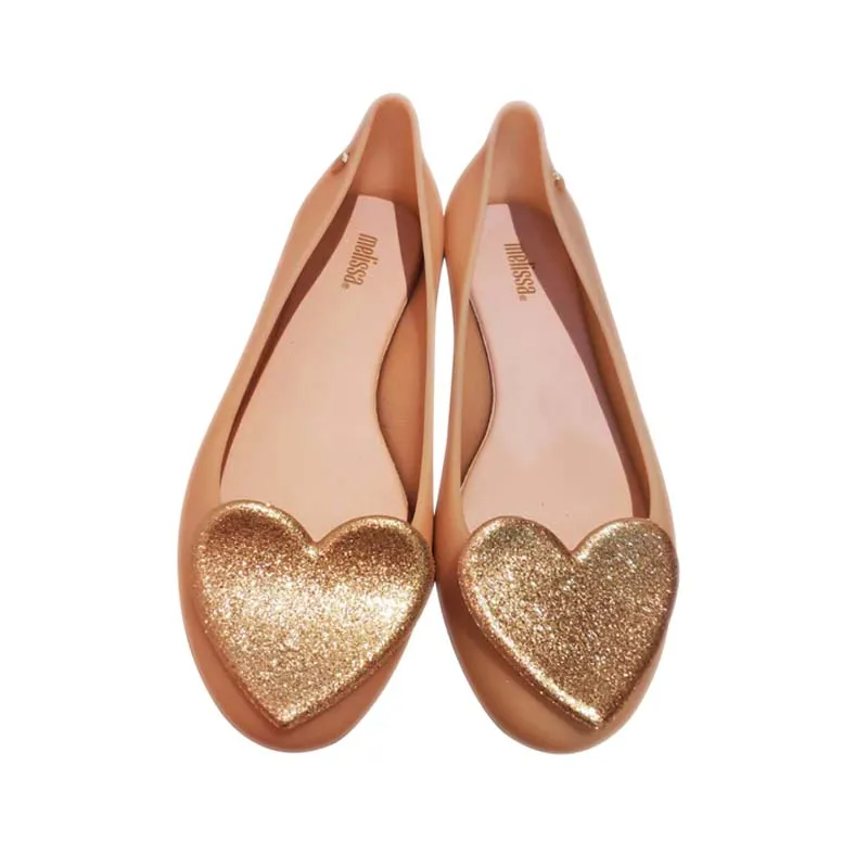 Женские сандалии на плоской подошве Melissa Ultragirl Heart брендовые из ПВХ 2019 | Обувь
