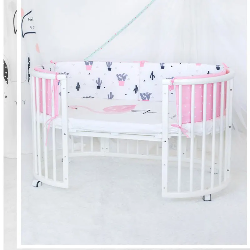 Infant Crib Bumper Newborn Bed Crib Side Protect Bumper 130*30cm One PC Baby Room Bedding Room Decor Cribs For Boys Girls