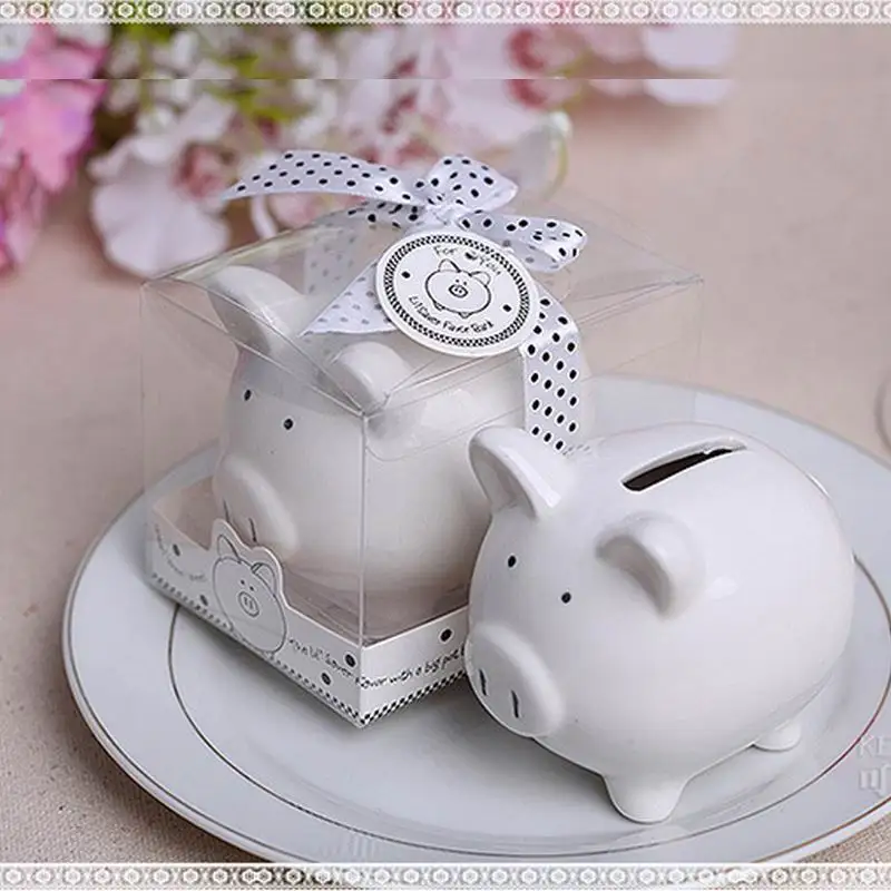 Бесплатная доставка DHL 20 шт. Модный свадебный подарок поросенок копилка новое