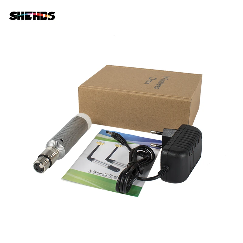 SHEHDS перезаряжаемый DMX512 беспроводной приемник лазерный светильник 300 м контроллер приемник 2,4 г для Светодиодный светильник-сценический светильник