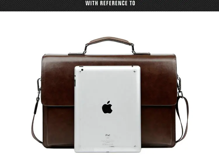 Business Men's Bag Large Capacity Cowhide Leather briefcase Horizon Password Lock Shoulder Messenger Bag