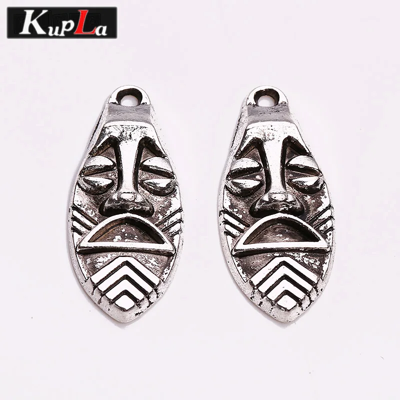 Kupla винтажные металлические амулеты с изображением пасхального острова моаи