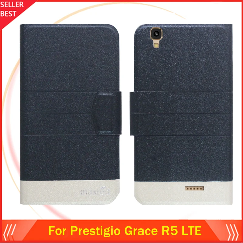 5 видов цветов жарко! Prestigio Grace R5 LTE 5552 Duo кожаный чехол для телефона роскошный с