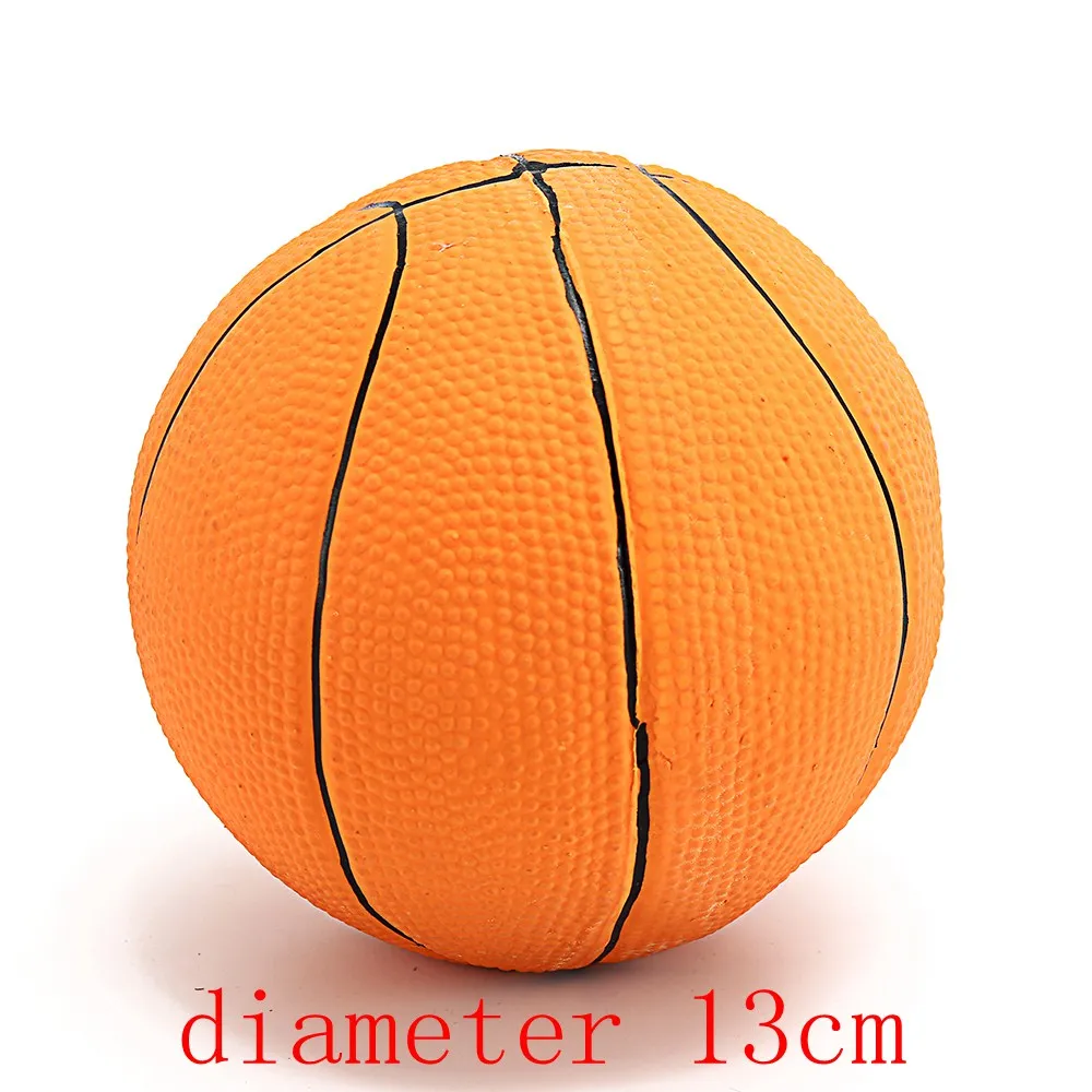 orange-SJ0018 Резиновые игрушки для регби для собак, твердые пищалки, Жевательные Шарики, Игрушки для маленьких средних и больших собак, игры для домашних животных, Интерактивная игрушка для собак, товары SJ0016 - Цвет: orange-SJ0018