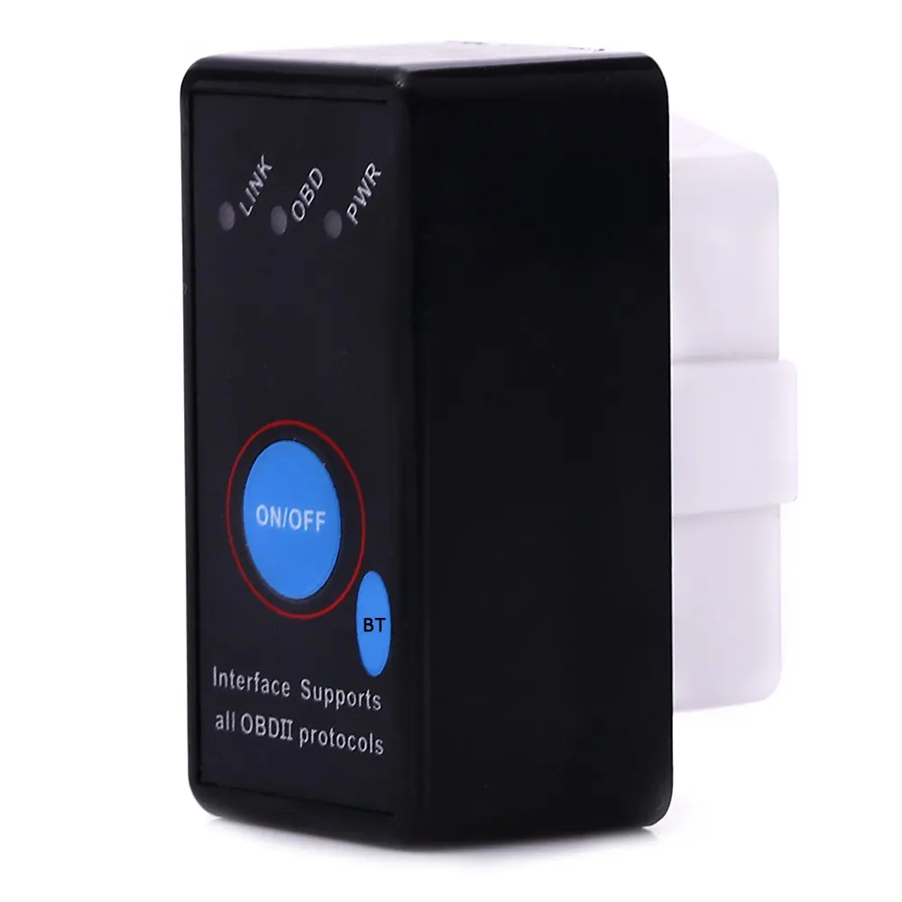 Новое Прибытие Автомобиля Bluetooth Вкл/Выкл Мини ELM327 V2.1 OBDII Автоматический