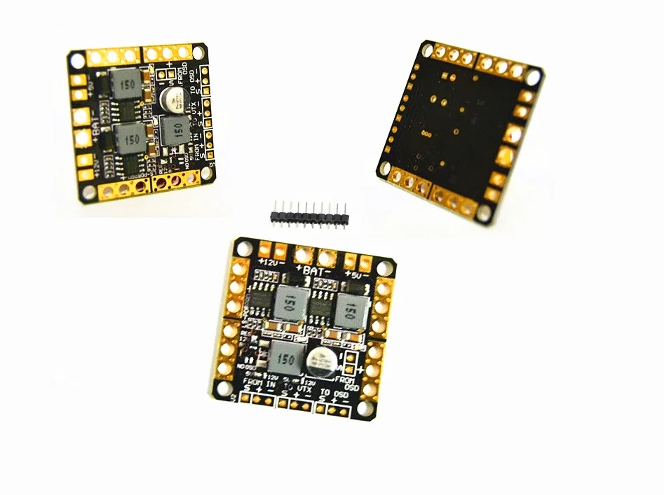 2 6S распределительная плата питания/5 в 12 В двойной BEC / LC фильтр 3 1 PCB PDB для 250 RC