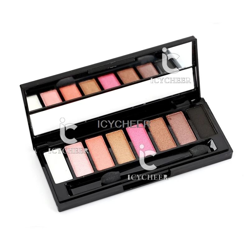8 цветов Макияж розовый серии Shimmer Тени для век Палитры природного ню|eye shadow|palette eye