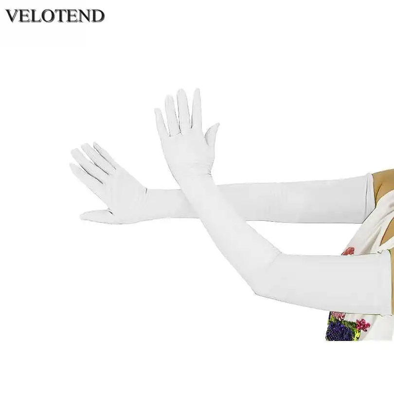 Velotend взрослых за локоть 23 6 &quotэластичные длинные спандекс опера перчатки