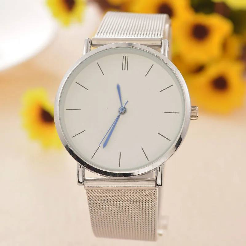 Женские наручные часы FUNIQUE кварцевые из сплава со стальным сетчатым ремешком для