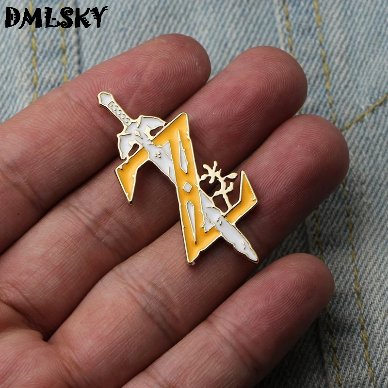 DMLSKY мультфильм забавная эмалированная булавка значок Рюкзак одежда Броши