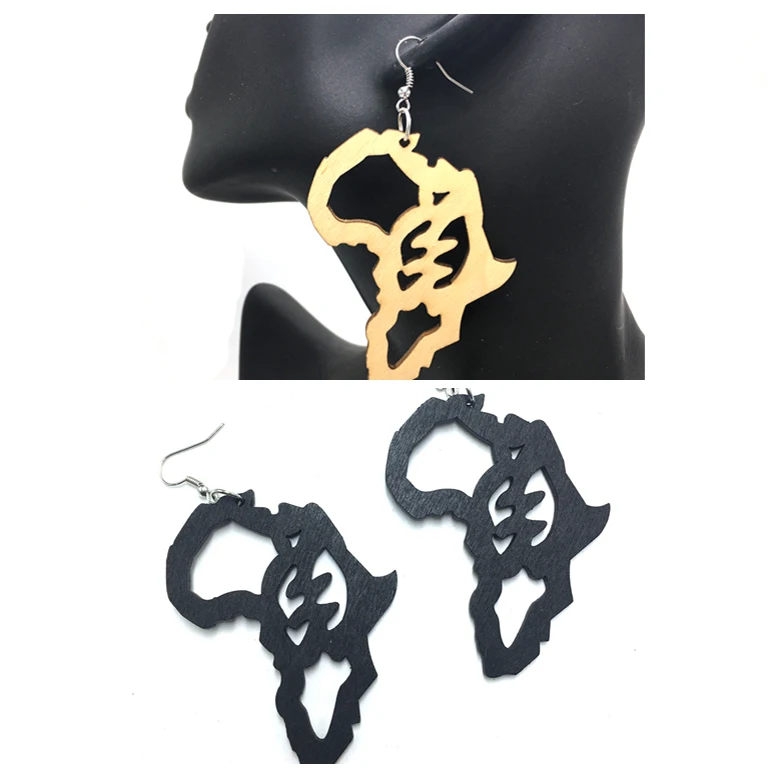 Бесплатная доставка! Африканские деревянные серьги Gye Nyame|wooden earrings|gye nyameearrings free