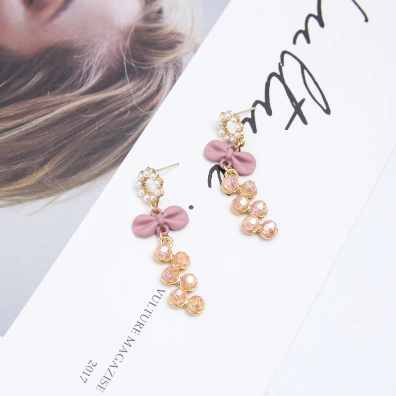 2018 новые Очаровательные Круглые акриловые серьги с искусственным жемчугом и