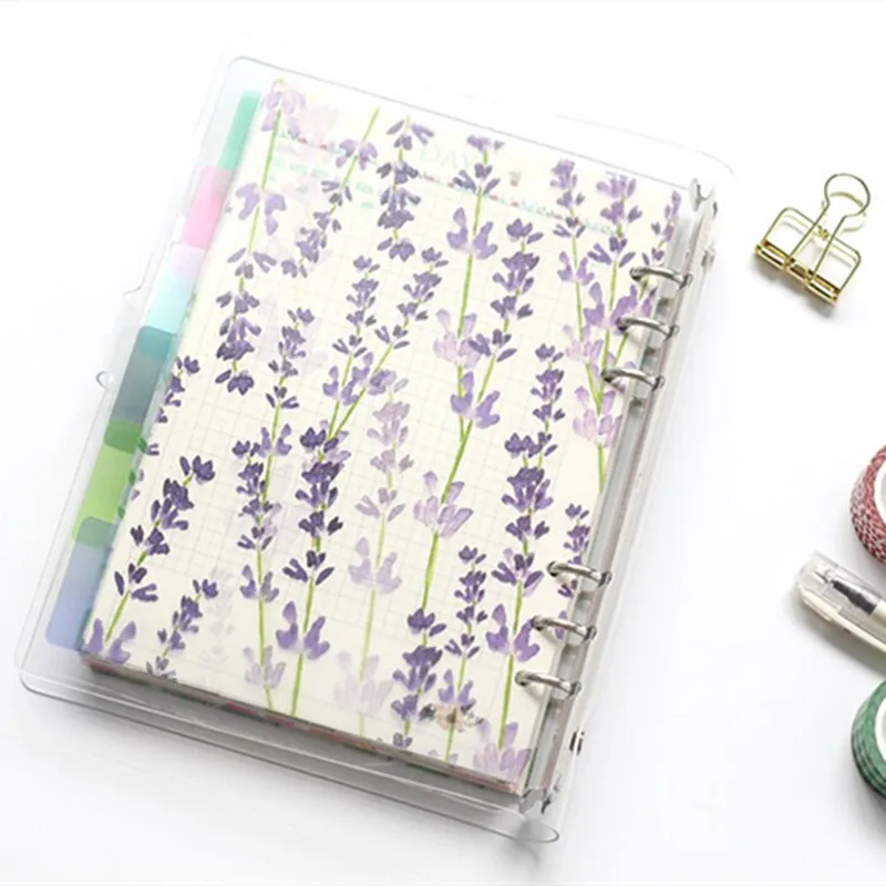 Мелко PP разделители для записной книжки индекс бумажный ядро повестки дня