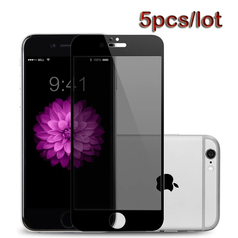 Защитное стекло закаленное для iPhone X/XS/7/8 plus/6/6s/5 5 шт.|Защитные стёкла и плёнки