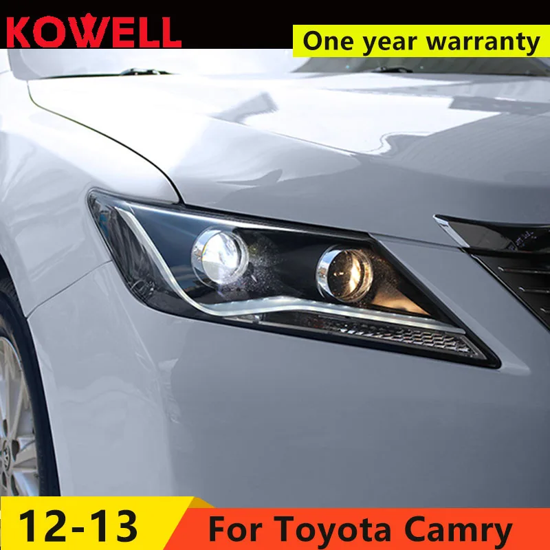 KOWELL автомобильный Стайлинг для Toyota Camry фары 2012 2014 светодиодная фара дальнего