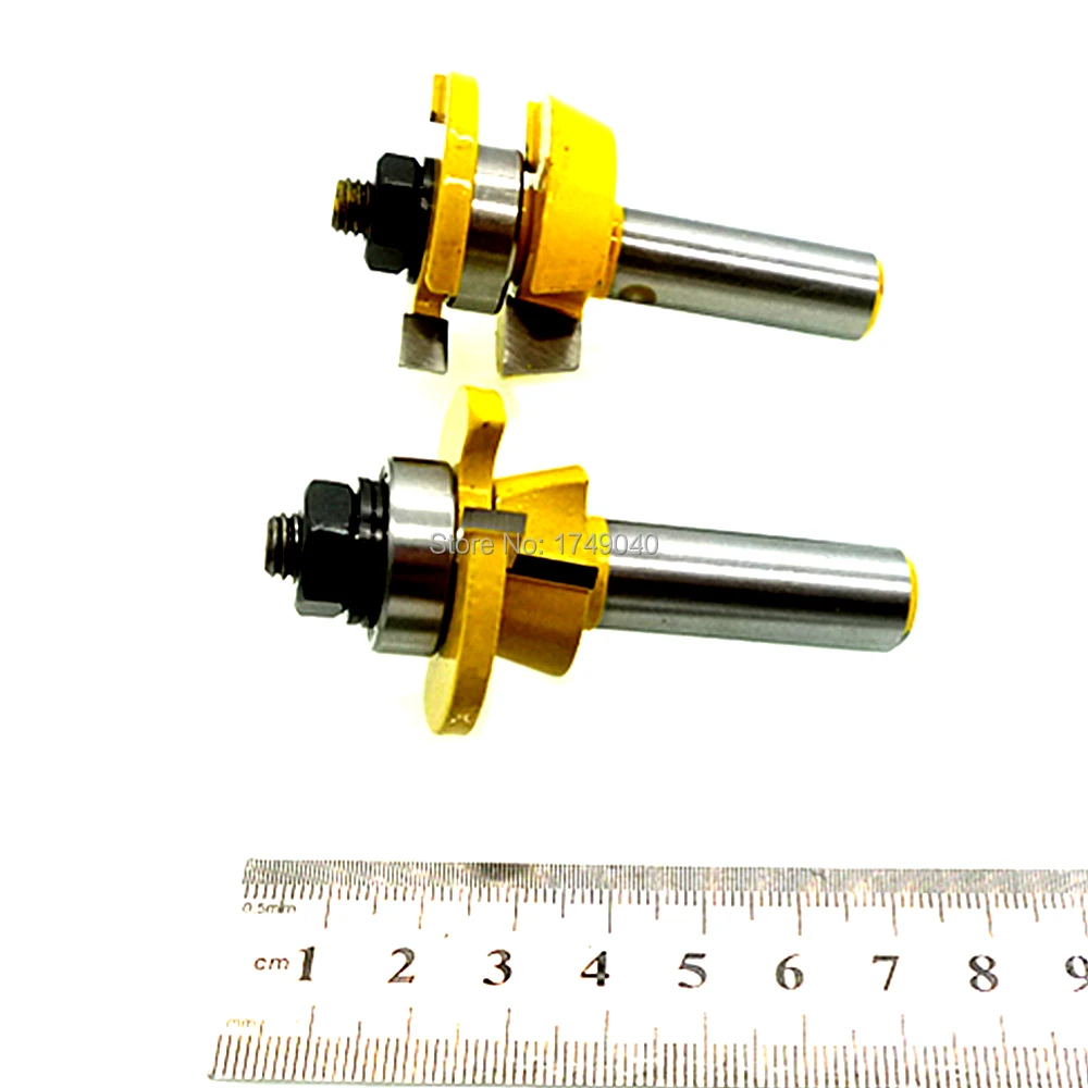 2 шт. шейкер Стиль бит железнодорожных и стиль дверцы шкафа маршрутизатор Набор 1/2