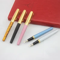 dikawen 8051 luxury high quality metal color ink fountain pen 1 0 mm nib pens school office supplies gift