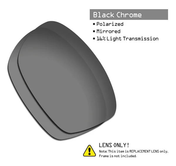 Black Chrome SmartVLT поляризованные Сменные линзы для солнцезащитных очков в квадрате Оукли Юпитер-несколько вариантов - Цвет линз: Black Chrome
