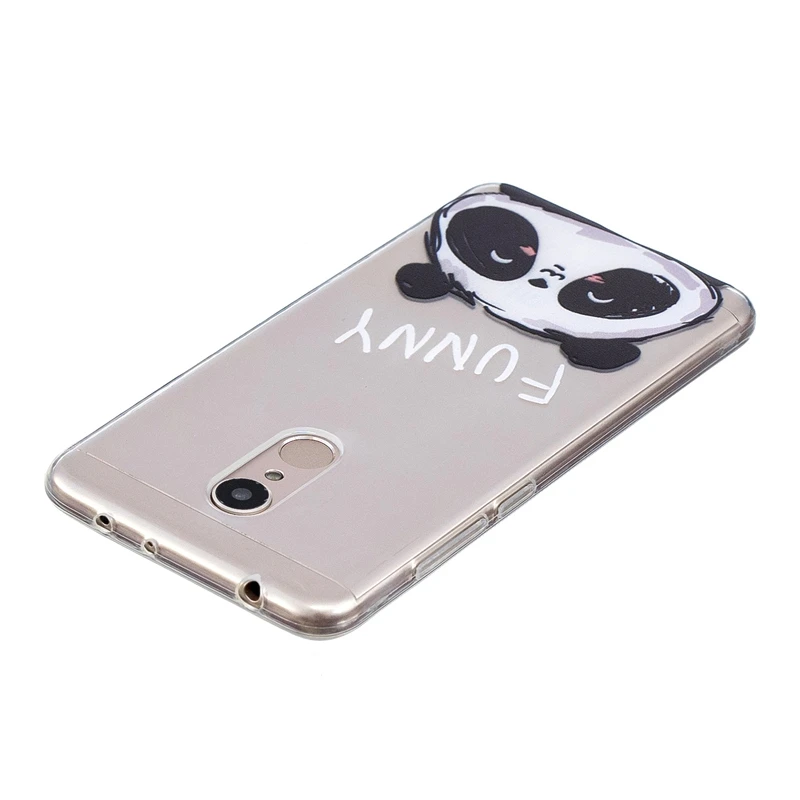 Xiaomi Redmi 5 Plus Case Cover Cartoon Panda Dog Cat Soft Silicone Phone on for Xiomi Redmi5 Women |