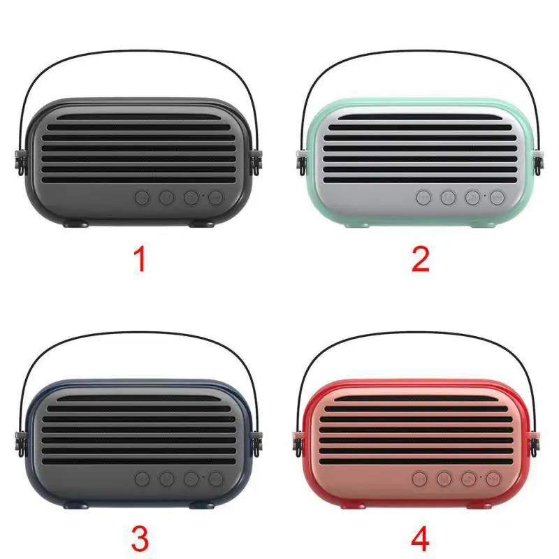 Стильные домашние уличные bluetooth колонки с функцией громкой связи HiFi 3D стерео