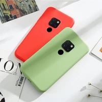 case for huawei mate 20 pro luxury original liquid silicone case rubber microfiber cloth lining cushion phone cover for mate 20x