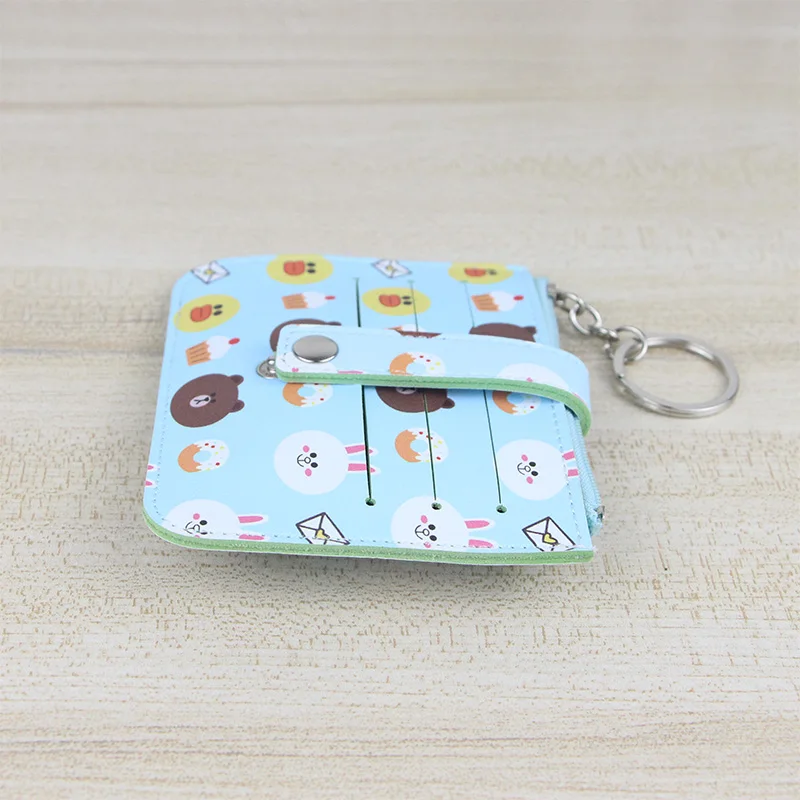 Katuner новый модный мультяшный держатель для карт 6 бит милый Женский Мужской мини