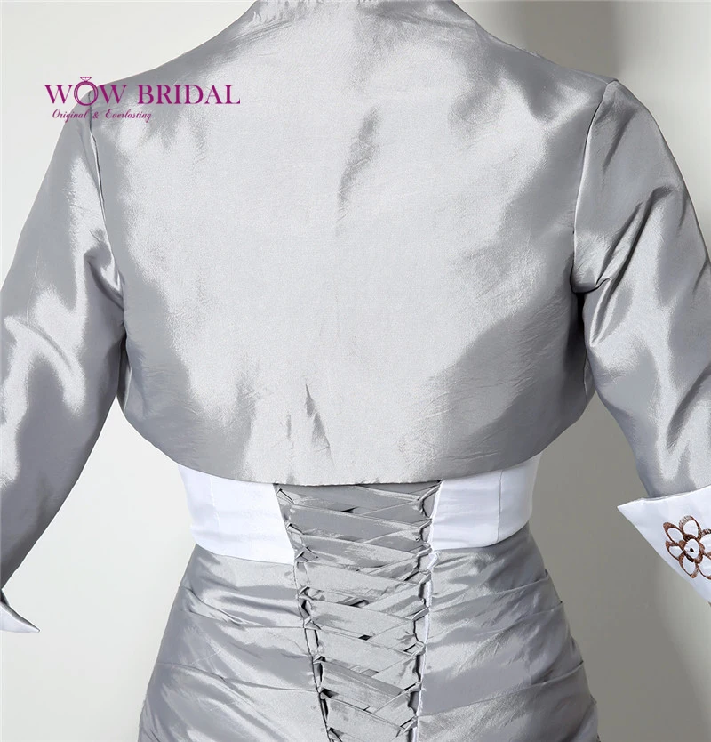 Wowbridal элегантное платье футляр для матери невесты 2021 с жакетом коротким рукавом