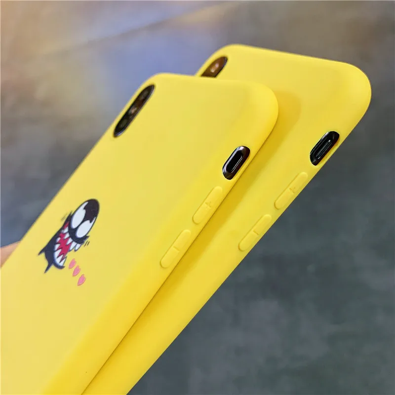 Чехол GYKZ Funny Demon для iPhone XR XS Max X 7 8 6s 6 Plus Love Heart Ghost мягкая задняя крышка из ТПУ