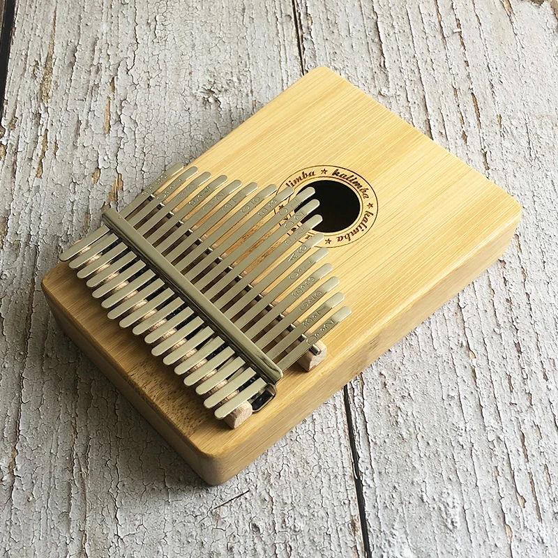 17 ключей калимба Африканский твердый красный палец фортепиано Sanza твердая