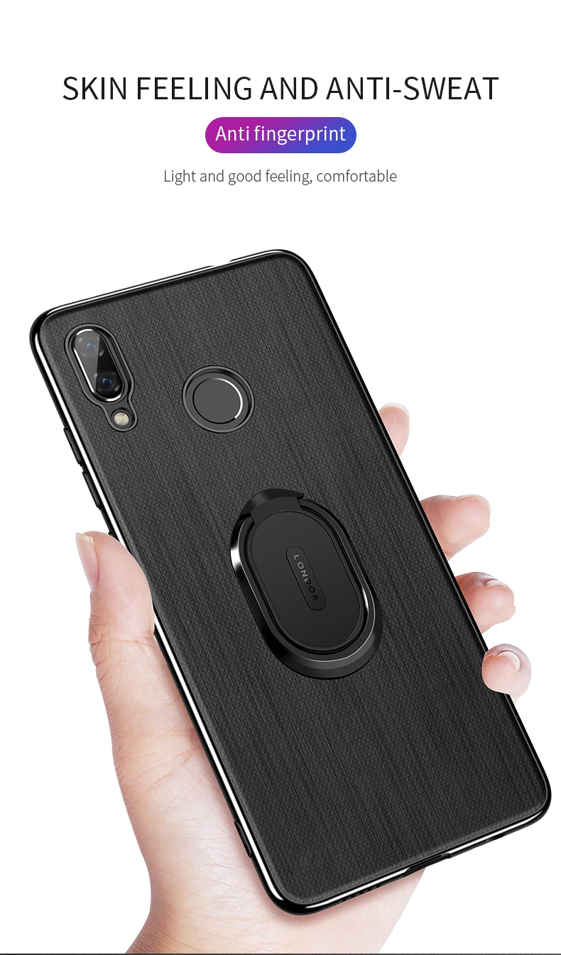 Чехол для Huawei Nova 2 Nova 2 s Nova 3 чехол Fundas анти-капля силиконовый ПК магнитное кольцо чехол для смартфона для Nova2 2 Plus чехол