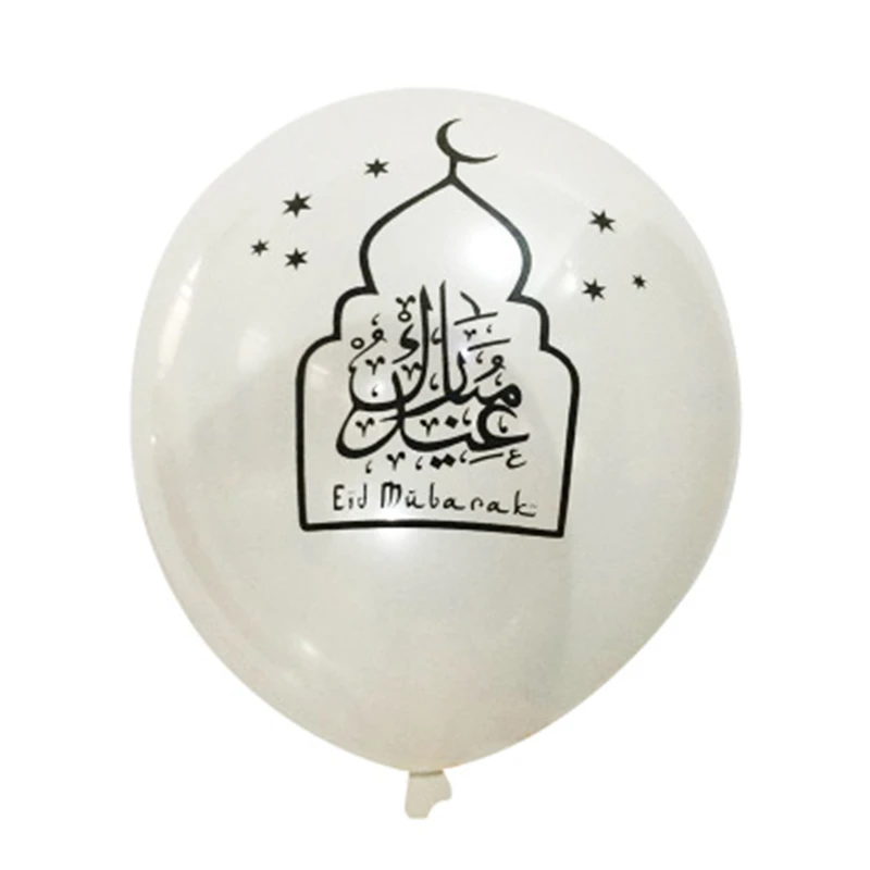 5PCS 12 inch Eid Mubarak Foil Balloons Hajj Decorations Helium balloon Ramadan Kareem Al-Fitr Supplies | Дом и сад