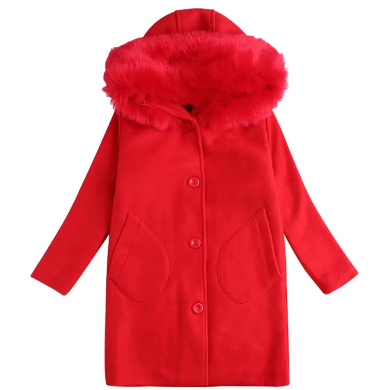 Новая мода осень зима пальто для девочек 2017 Хан издание детская куртка с