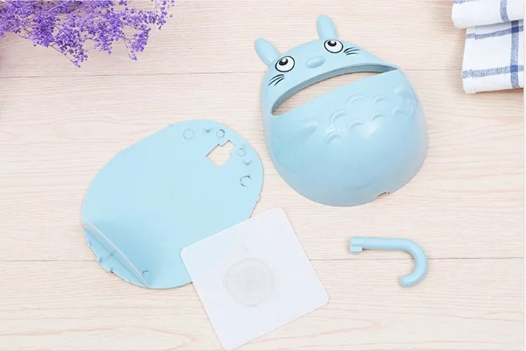 1PC Nordic Style Cute Kitchen Bathroom Multi-function Seamless Storage Box Toothbrush Toothpaste Hanging Rack LF 142 | Дом и сад