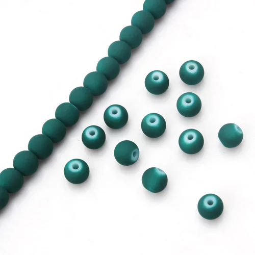 6mm 100pcs 026 OlingArt резиновые стеклянные бусины высокого качества 100 шт 6 мм неоновые матовые бусины карамельного цвета Свободные ювелирные изделия ручной работы для изготовления браслетов своими руками - Цвет: 6mm 100pcs 026