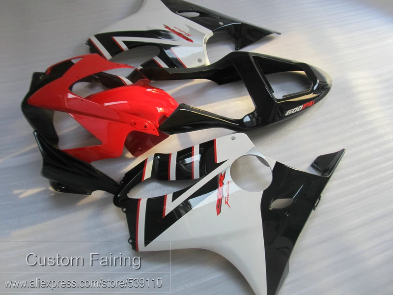 Комплект обтекателей для мотоциклов Honda CBR600 F4I 01 02 03 красный белый черный