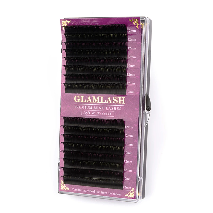 GLAMLASH OEM ODM индивидуальный заказ этикетка логотип Наращивание ресниц Накладные норковые ресницы китайский профессиональный поставщик просто свяжитесь с нами