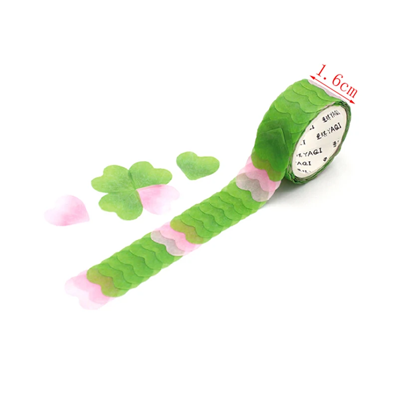 200 шт/рулон милые растения этикетка для цветов Канцтовары Маскировка васи лента